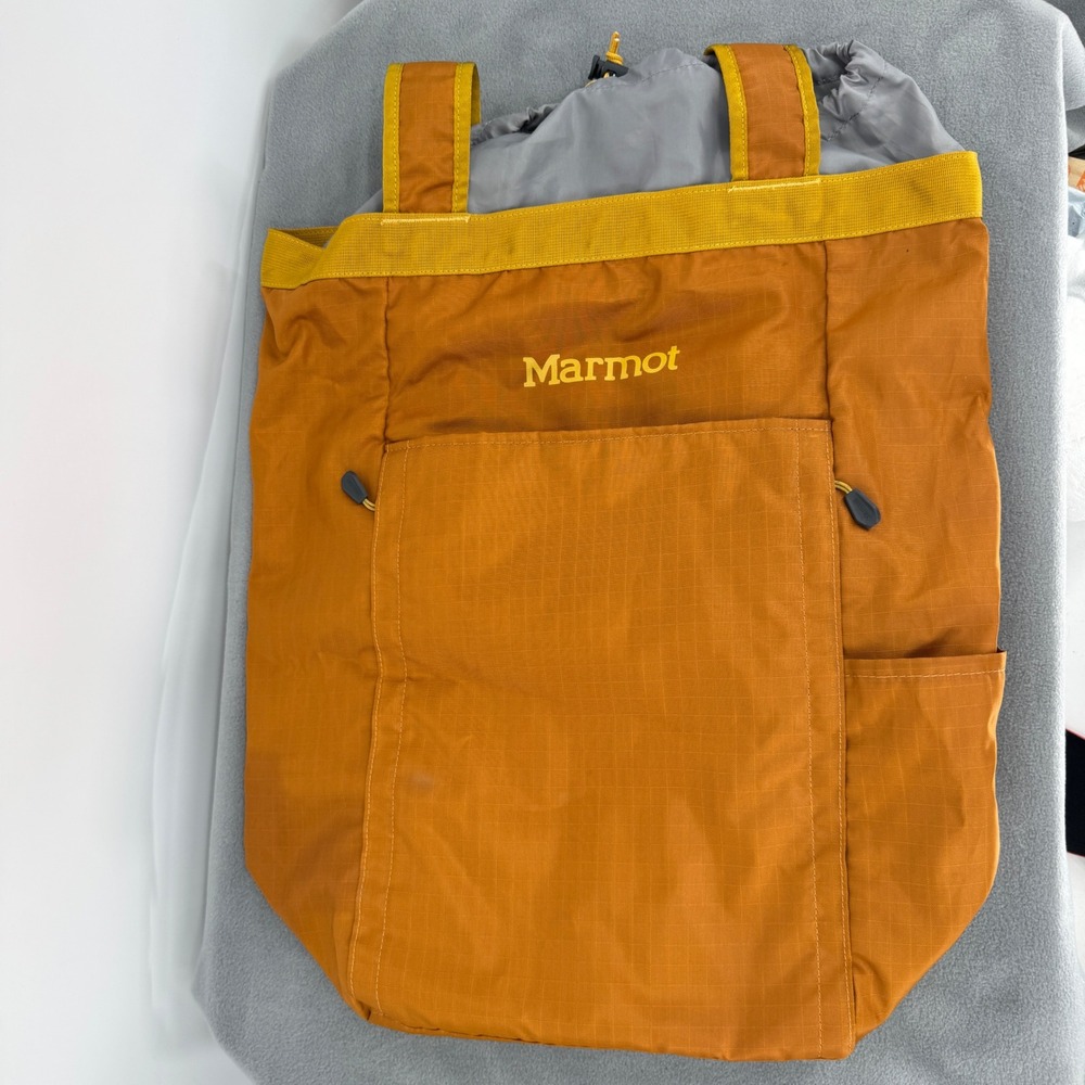 Marmot Urban Hauler Medium Backpack Tote Bag Orange Yellow Ripstop F24770